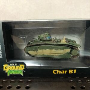 ② 121 EASY MODELイージーモデル　グランドアーマー WWⅡ GROUND ARMOR 1/72 Char B1 フランス戦車