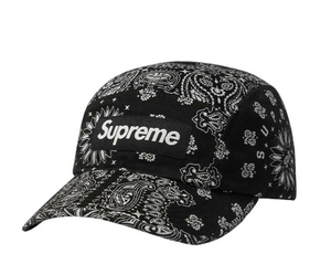 Supreme Bandana Camp Cap black