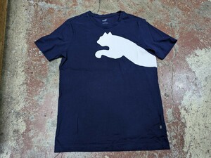 puma プーマ 半袖 Tシャツ 紺 m 八c1