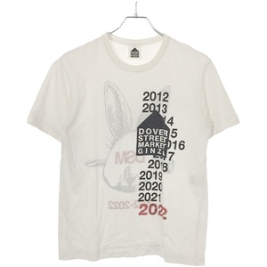 UNDER COVER アンダーカバー DOVER STREET MARKET GINZA 10周年記念カスタムコラボTシャツ ホワイト M IT4CD5GGHFBS