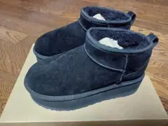 UGG CLASSIC ULTRA MINI PLATFORM ブラック