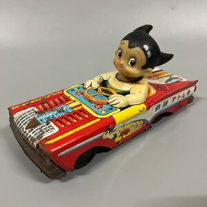 多田製作所 鉄腕アトム号 ブリキ 自動車 全長約18.5cm 当時物 昭和レトロ　010804w/T3（60）