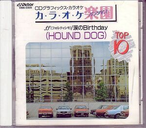 カラオケCD／ハウンドドッグ CDG カラオケ楽園 HOUND DOG 1990年 廃盤