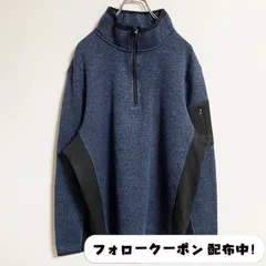 古着 used　Polo club　ハーフジップフリース　ネイビー