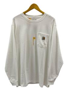 Carhartt (カーハート) Workwear LS Pocket T-Shirt ロンT 長袖Tシャツ K126 L 白 WHITE メンズ/078