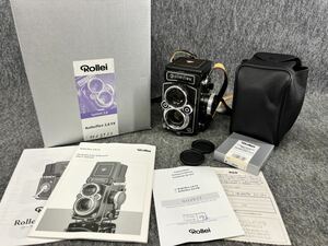 Rollei ローライフレックス Rolleiflex 2.8FX 二眼レフフィルムカメラ 1:2.8 80mm skylight filter R1.5 箱付き 美品