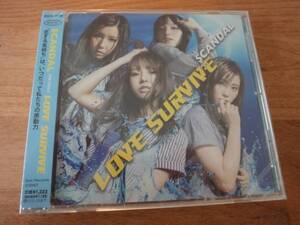 即決★新品スキャンダル SCANDAL LOVE SURVIVE　【通常版】CD　送料無料　匿名配送