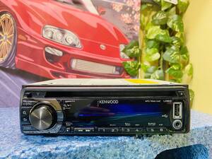 KENWOOD ケンウッド 1DIN CDプレーヤー レシーバー デッキ USB対応 U363D カーオーディオ