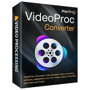 [最新製品版] VideoProc Converter 動画変換・編集・画面録画・ダウンロードソフト Mac版 永久ライセンス ダウンロード版