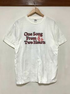 ゆ1354 コブクロ ツアーT 半袖Tシャツ L ホワイト ONE SONG FROM TWO HEARTS 2013