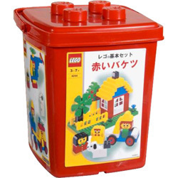 LEGO 4244　レゴブロック基本セット赤バケツ廃盤品