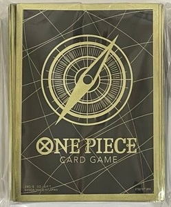 ワンピースカード リミテッドカードスリーブ スタンダードブラックゴールド2 ONE PIECEカードゲーム ONE PIECE CARD GAME