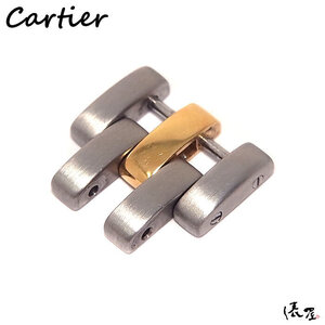 【カルティエ】K18×SS パンテールMM １ROW 純正コマ ボーイズ 駒 Cartier 俵屋 PR50142