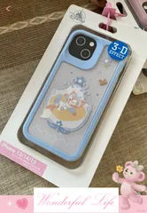 【即納在庫】上海ディズニー公式グッズ  でWonderful Life shop 海外限定 上海ディズニーランド  iPhone15/14/13ケース　おやすみダッフィー＆フレンズ　おやすみリーナベル  癒しのお休みタイム