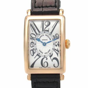 フランクミュラー ロングアイランド ブランドオフ FRANCK MULLER K18PG（ピンクゴールド） 腕時計 PG/クロコ革 中古 レディース