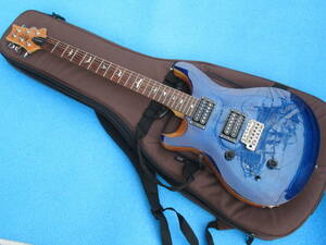 即決 Paul Reed Smith SE Custom ポールリードスミス カスタム 24フレット ブルー 青 希少 レア レフティ 左利き 1オーナー良品