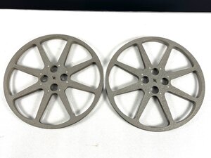 フィルム リール 16mm 映写機 用 直径 約35cm 2個セット 【現状品】