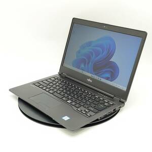 ★SSD搭載/天板キズあり★ 富士通 LIFEBOOK U748/S [Core i5 7300U 8GB 128GB 14インチ Windows11 Pro] 中古 ノートパソコン (8869)