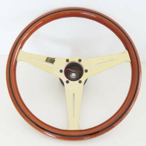 M05 当時物 NARDI ナルディ ウッドステアリング クラシック 38φ