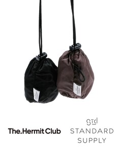 THE▲HC × STANDARD SUPPLY Beer Shoulder Pouch Brown ハーミットクラブ スタンダードサプライ ショルダーバッグ 中田慎介 新品未使用