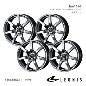 LEONIS/NAVIA 07 Mercedes Benz Cクラスセダン W205 C200(AMGライン除く) ホイール4本セット【18×8.0J 5-112 INSET42 HSB】0040100×4