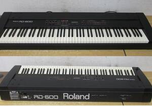 ●TJ-900 『 Roland ローランド RD-600 』シンセサイザー 電子ピアノ ステージピアノ88鍵盤 通電確認済み　現状渡し