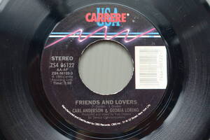 ★US盤 EP★　Carl Anderson & Gloria Loring - Friends And Lovers / You Always Knew 1986