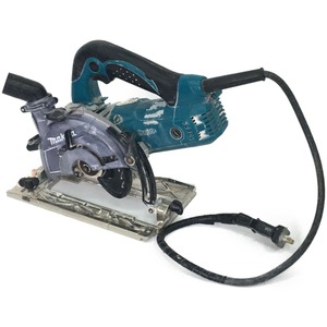 ▼▼ MAKITA マキタ 125ｍｍ防じん丸のこ コード補修痕有 KS5200FX グリーン 全体的に状態が悪い