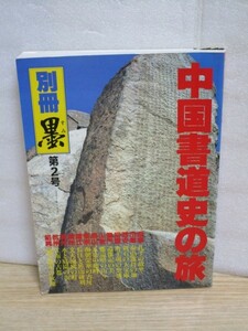 中国書道史　別冊墨第2号■碑林を歩く/石窟の造形美/山東の摩崖/江南書の故地/書道遺跡マップ