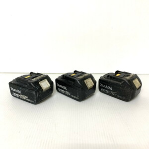 makita マキタ バッテリ 18V 6.0Ah BL1860B 3個セット 中古(M61118-1)