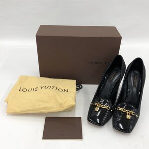 LOUIS VUITTON ルイヴィトン ハイヒール パンプス モノグラム デニム NQ0065 サイズ：38 箱付【DAAP9017】