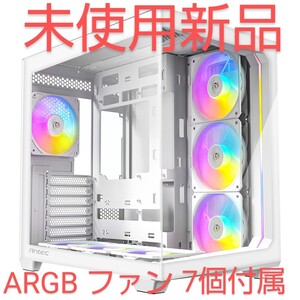 ★ほぼ新品★Antec C5 ARGB PCケース 白 + AMD AM5反り防止CPU固プレート