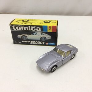 f102□ 現状品 1円～ トミカ 日本製 黒箱 5 トヨタ 2000GT 当時物 絶版