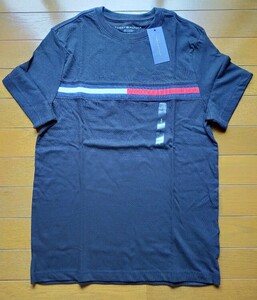 TOMMY トミー 半袖 ロゴTシャツ Sサイズ ブラック 黒 半袖Tシャツ 定価5500円(税込) y7881-1-HZ9