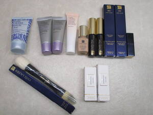 ☆未使用☆#38100 ESTEE LAUDER エスティローダー メーク品＆メークツール、スキンケア品 いろいろ おまとめ14点セット お試しや携帯用に♪