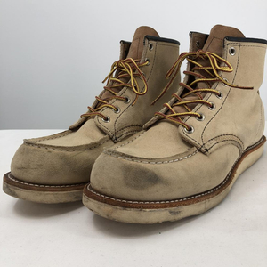 【中古】RED WING 11年製 8173 アイリッシュセッター サイズ27cm ベージュ ソール減り有 レッドウィング[240017575297]