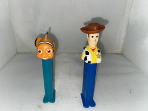 PEZ 　ディズニー　ヴィンテージ　ニモ　トイストーリー　ウッディ　2種 現状品