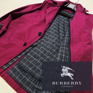 006 超美品　別格!!!ギャバジンコート　定価14万●BURBERRY BLACK LABEL●キルティングライナートレンチコート バーバリーコート メンズ