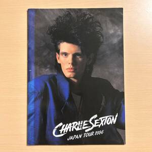 CHARLIE SEXTON - JAPAN TOUR 1986 / チャーリー・セクストン 来日公演 ツアー コンサート パンフレット PAMPHLET