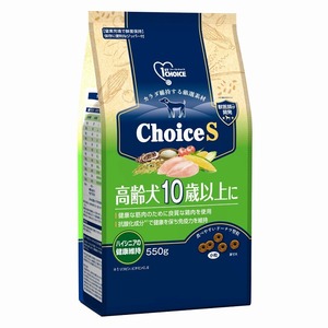 アース・ペット ファーストチョイス choiceS 高齢犬10歳以上に 550g 犬用フード