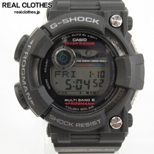 G-SHOCK/Gショック FROGMAN/フロッグマン Master of G/マスターオブG ソーラー電波時計/ウォッチ GWF-1000-1JF /000