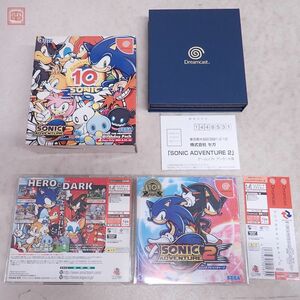 動作保証品 良品 DC ドリームキャスト ソニックアドベンチャー2 バースデーパック 10TH SONIC THE HEDGEHOG SEGA 箱説帯ハガキ/特典付【10