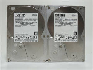 TOSHIBA 3.5インチHDD DT01ACA300 3TB SATA 2台セット #12296