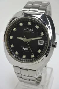 ☆☆☆19６０～７０年代名機 CITIZEN SEVENSTAR CUSTOM DELUXE 23石 自動巻紳士腕時計 純正ベルト 極珍美品