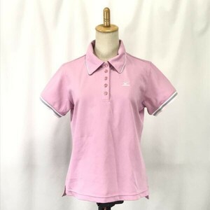 ミズノ/MIZUNO★半袖ポロシャツ/ゴルフウェア【レディースO(JASPO)/ピンク/pink】Tops/Shirts◆BH368