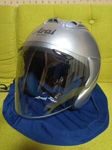 Arai アライ SZ-RAM 3 ジェットヘルメット 未使用品 超美品 シルバー XLサイズ 61-62cm SZ-RAMⅢ レア ヘルメット バイク