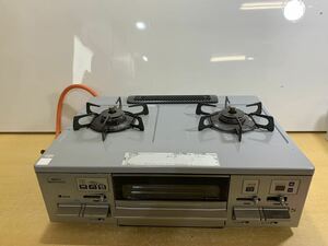 P● NORITZ ノーリツ ガステーブル LPガス LW2261TL 2口ガスコンロ【NLW2261TQ2SGL】通電確認済