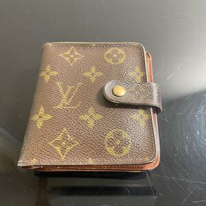 正規品 ルイヴィトン 二つ折り財布 LOUIS VUITTON 刻印シリアルMI0032