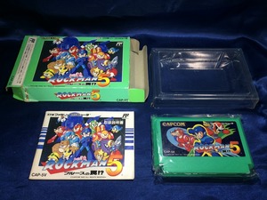 中古AB★L3-5 ロックマン5 ブルースの罠!?★ファミコンソフト