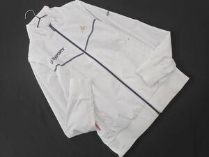 le coq sportif ルコックスポルティフ ゴルフウェア 2WAY ブルゾン ジャケット sizeM/白 ■◇ ☆ ecb1 レディース